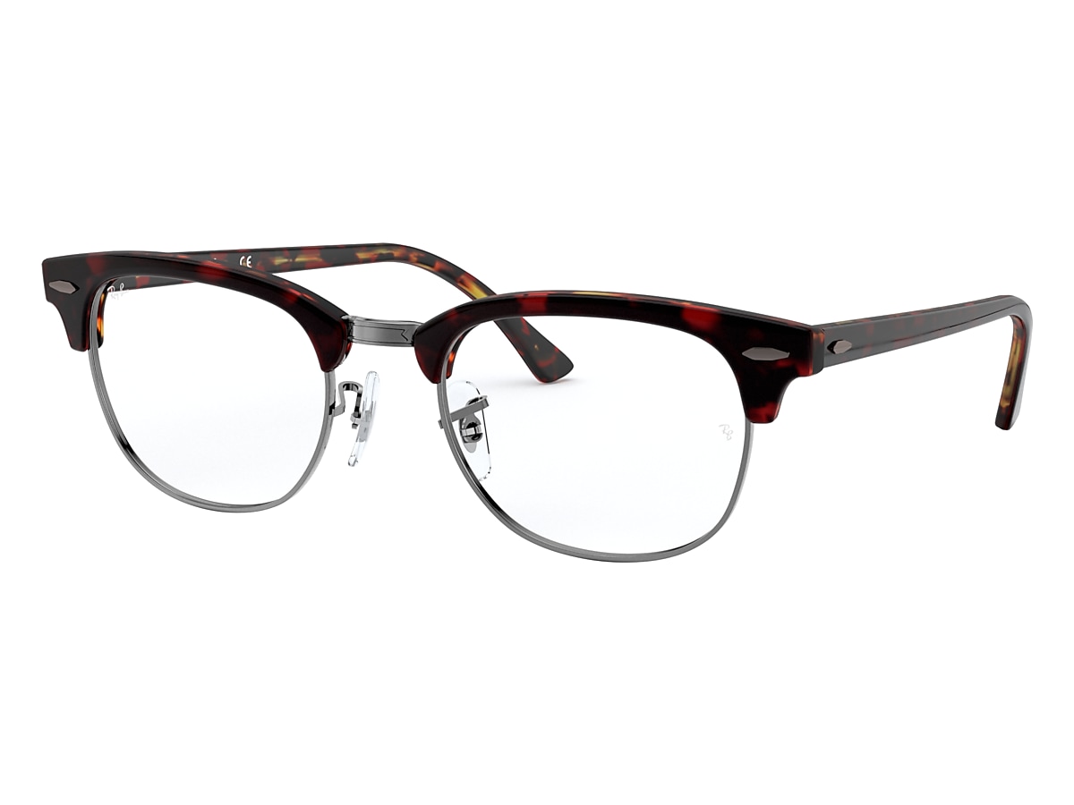 Mål inden for Børns dag CLUBMASTER OPTICS Eyeglasses with Red Havana Frame - RB5154 | Ray-Ban® US