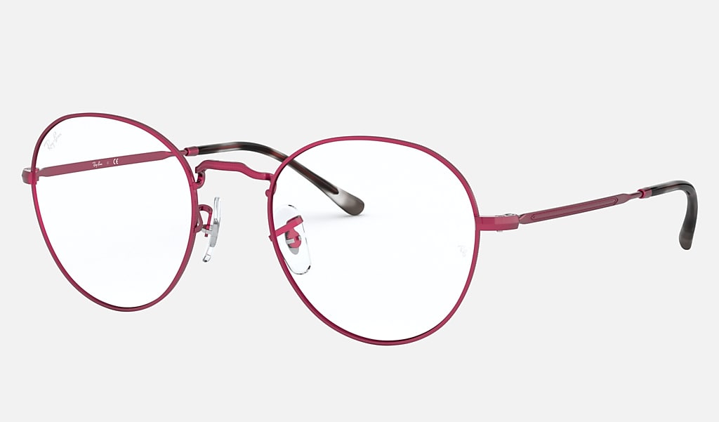 Nachtvlek Een effectief rib Round Metal Optics Ii Eyeglasses with Red Frame | Ray-Ban®