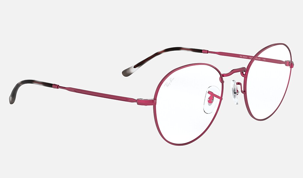 Nachtvlek Een effectief rib Round Metal Optics Ii Eyeglasses with Red Frame | Ray-Ban®