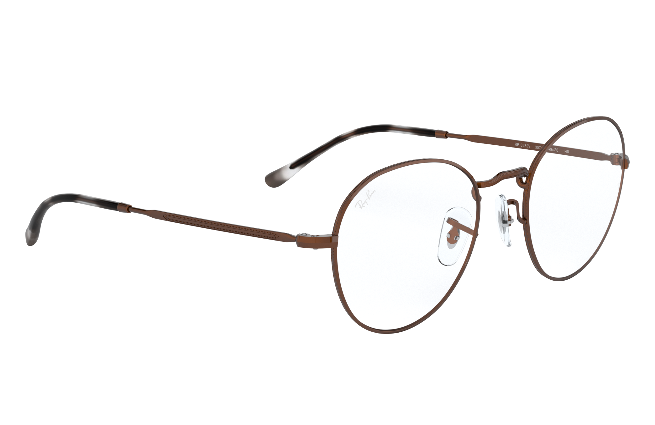 ray ban round metal optics ii