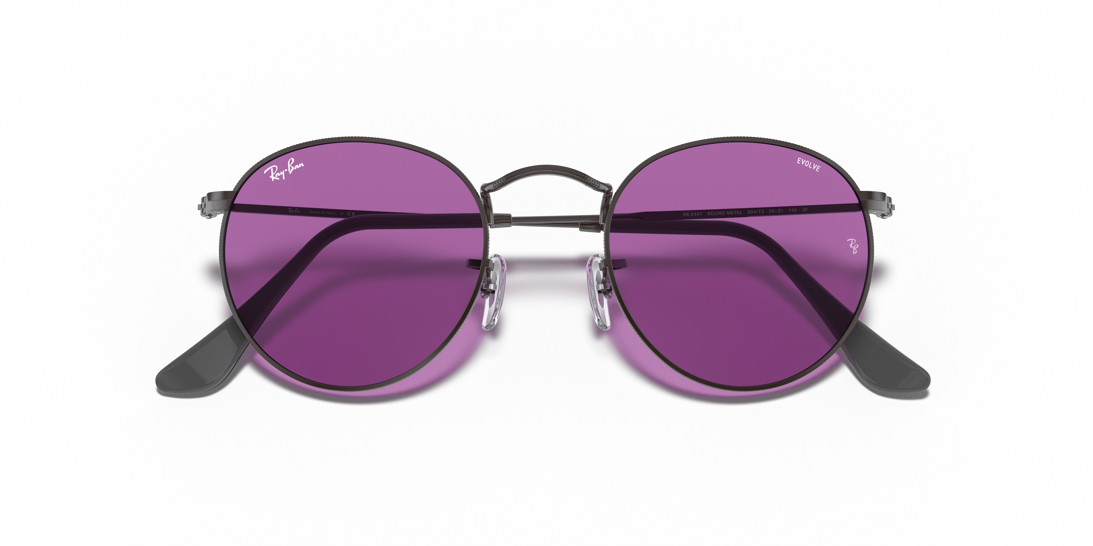 purple round ray bans