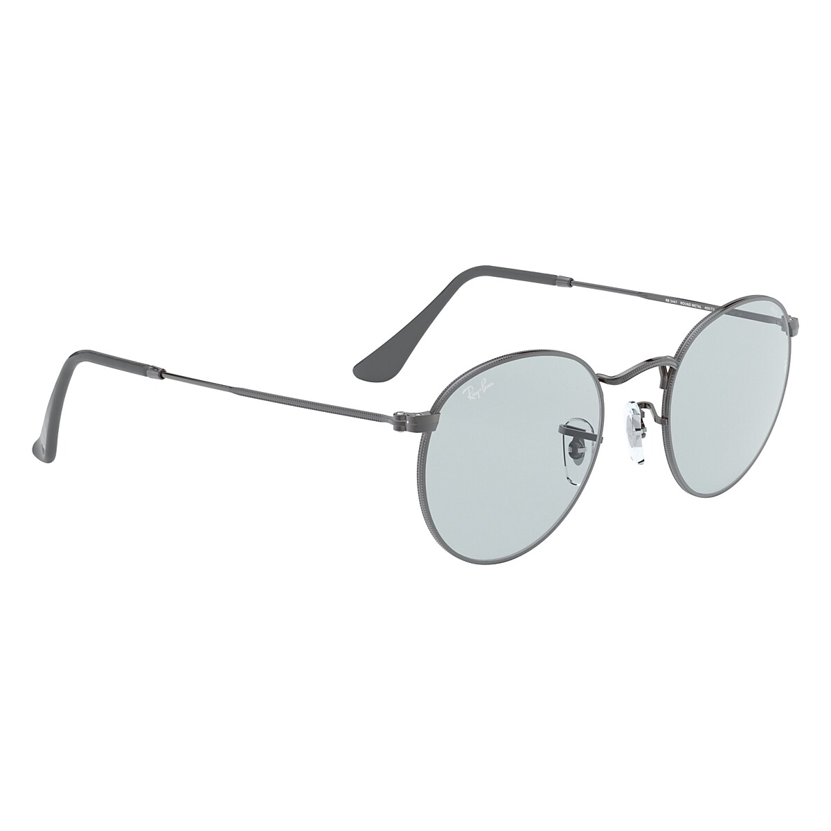 ROUND SOLID EVOLVE Sunglasses in Gunmetal and Grey - Ray-Ban