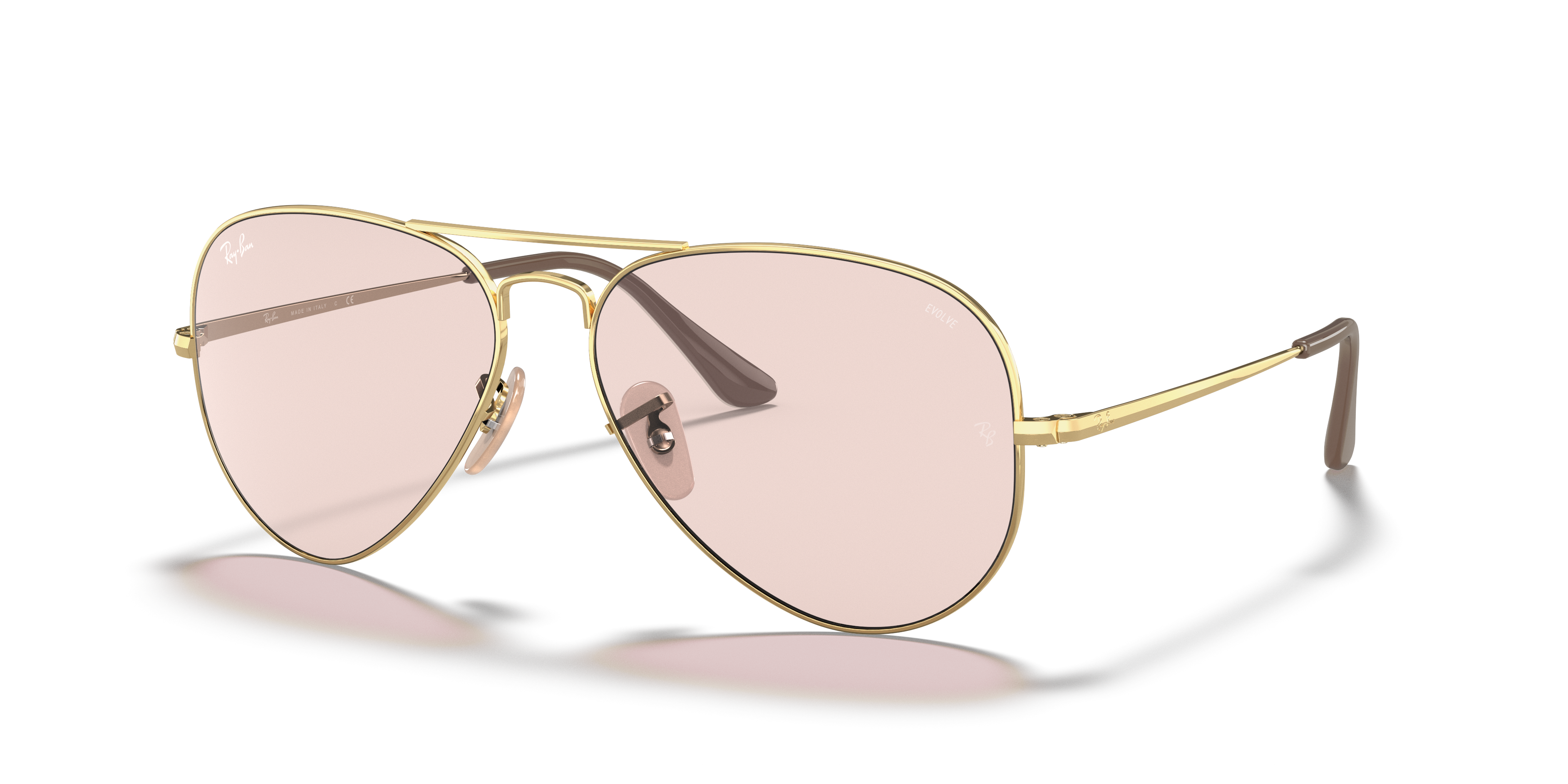 pink evolve ray bans