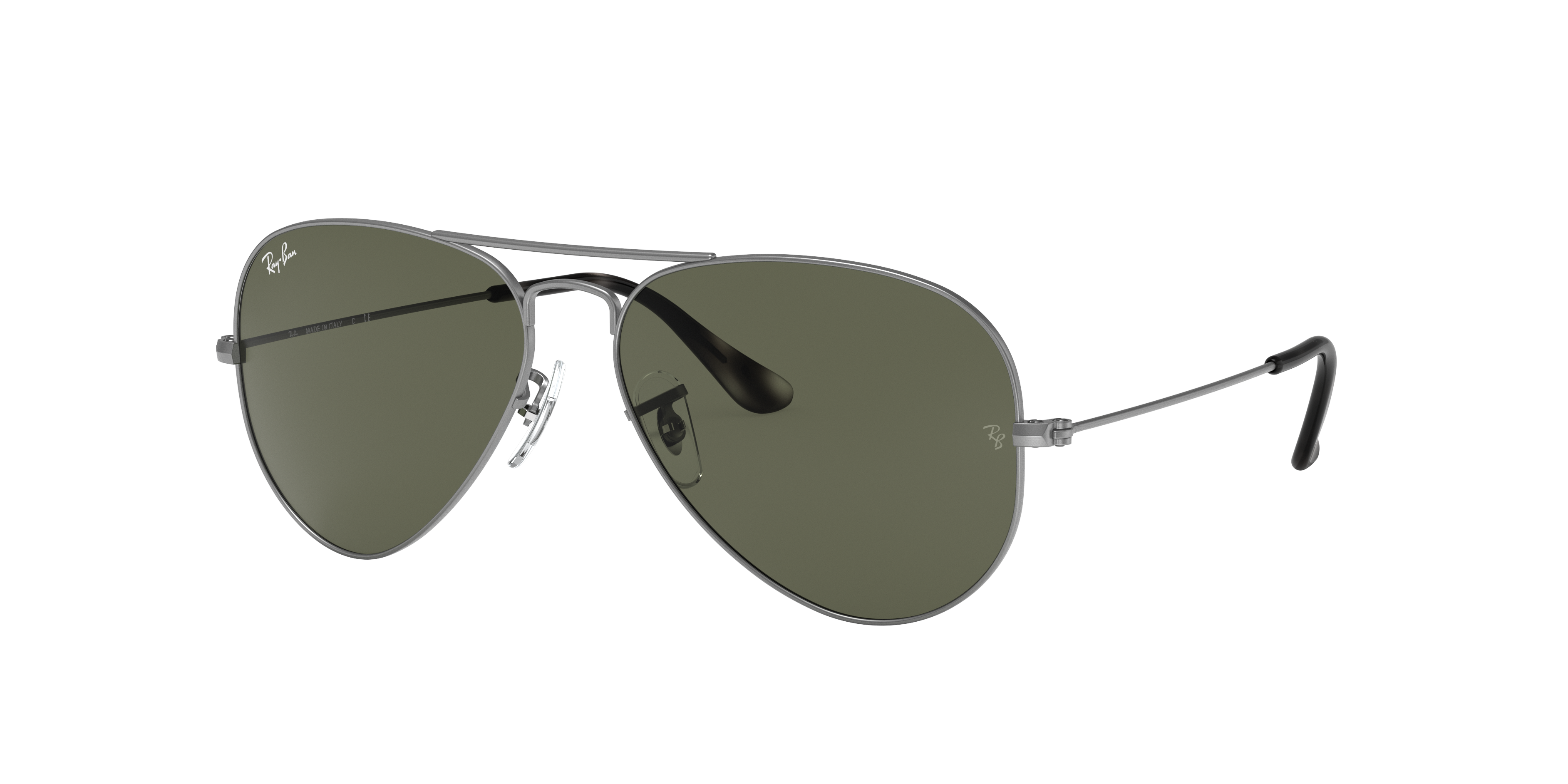 ik klaag Een evenement Score Aviator Classic Sunglasses in Grey and Green | Ray-Ban®