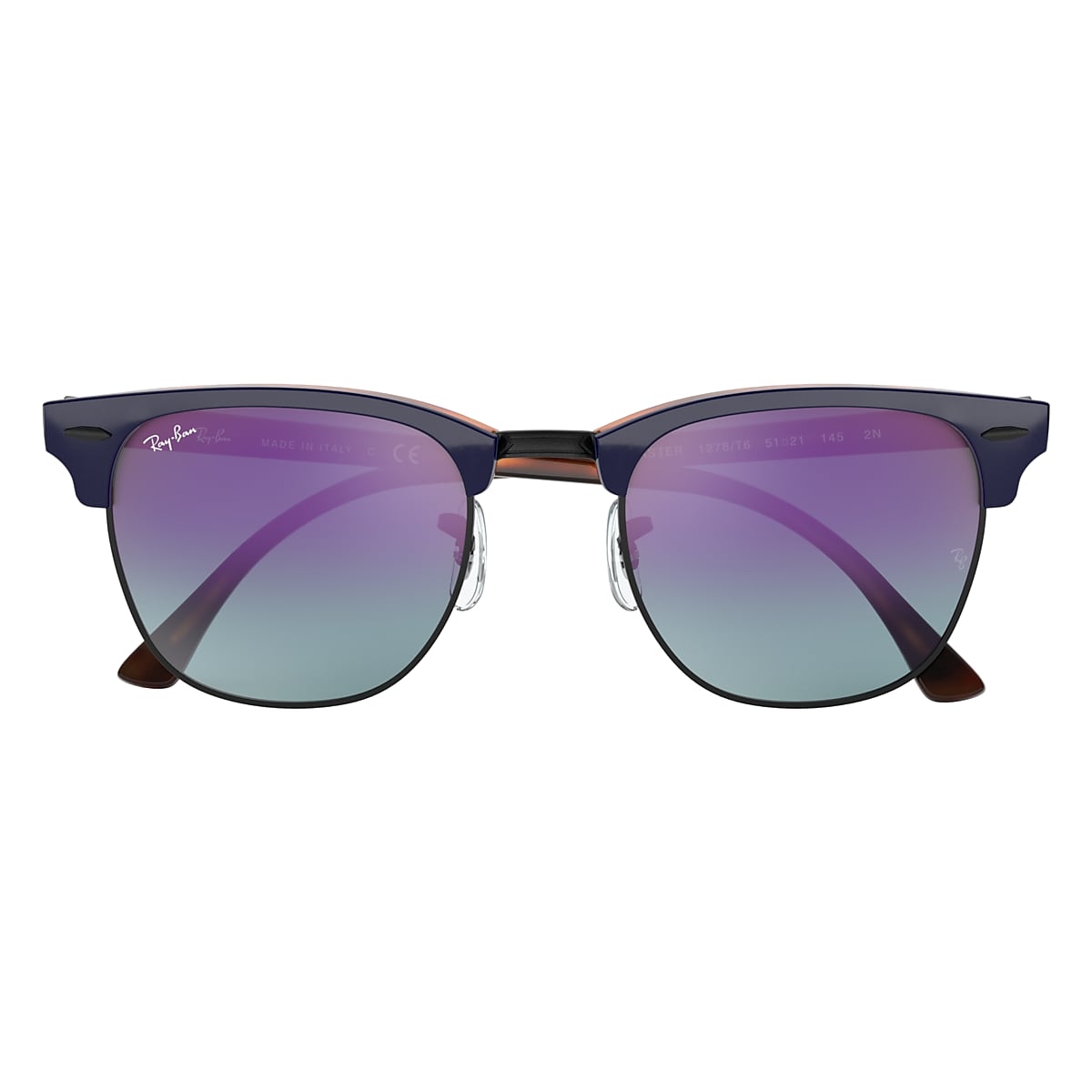 Clubmaster Color Mix Sunglasses in Blue and Blue/Pink | Ray-Ban®