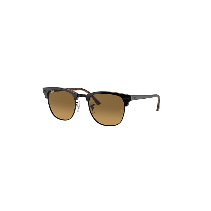 Ray-Ban Clubmaster Color Mix Sunglasses Grey Frame Brown Lenses 51-21 product image