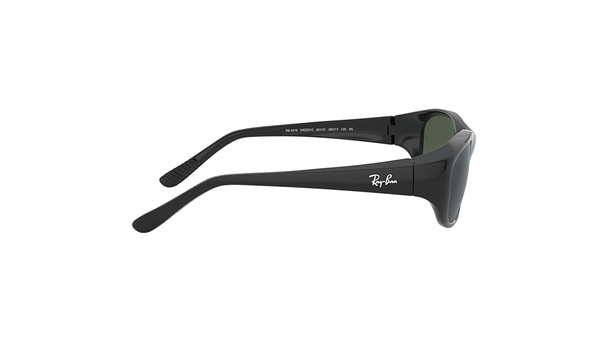 Sunglasses Ray-Ban Daddy-o II Black Matte G-15 RB2016 W2578 59-170