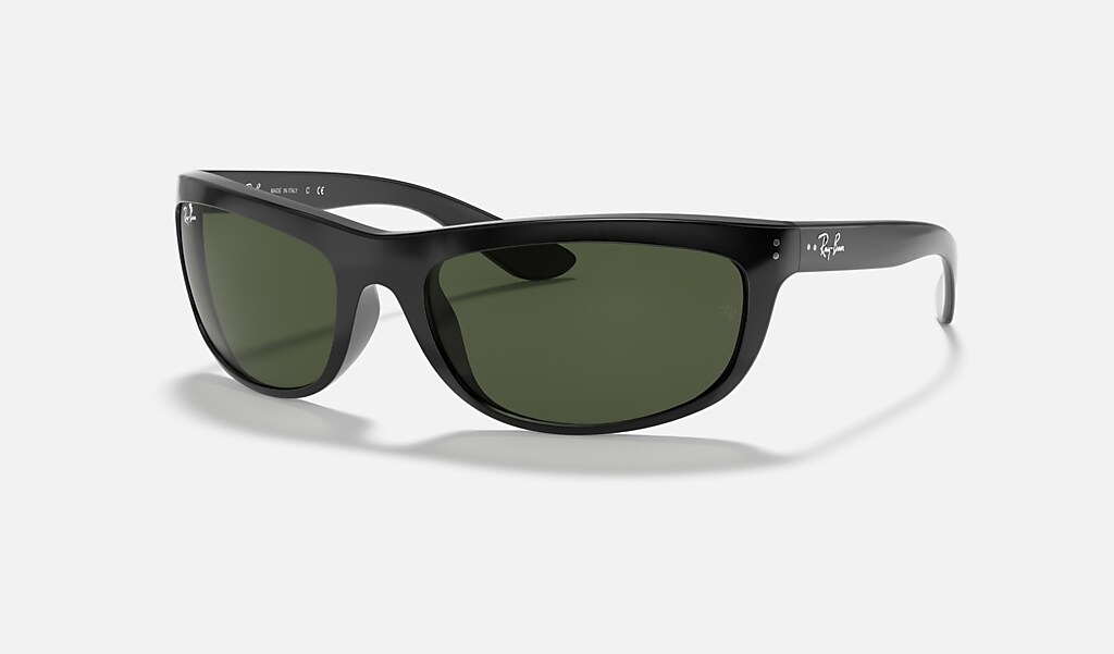 Hysterisch Kast Formuleren Balorama Sunglasses in Black and Green | Ray-Ban®
