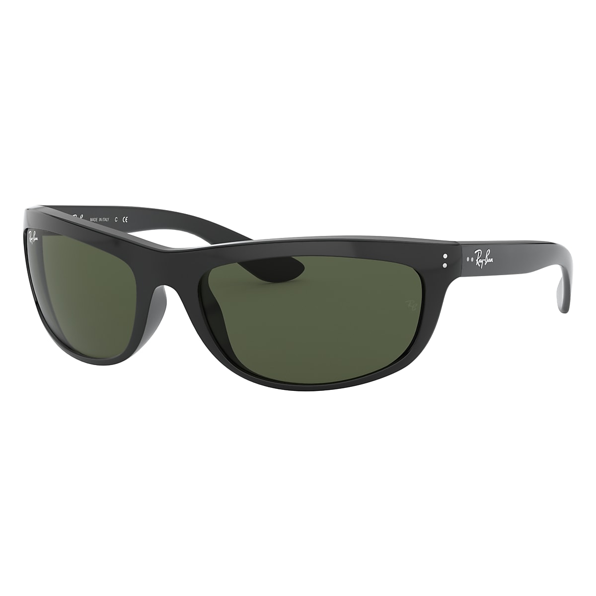 Balorama Sunglasses in Black and Green | Ray-Ban®