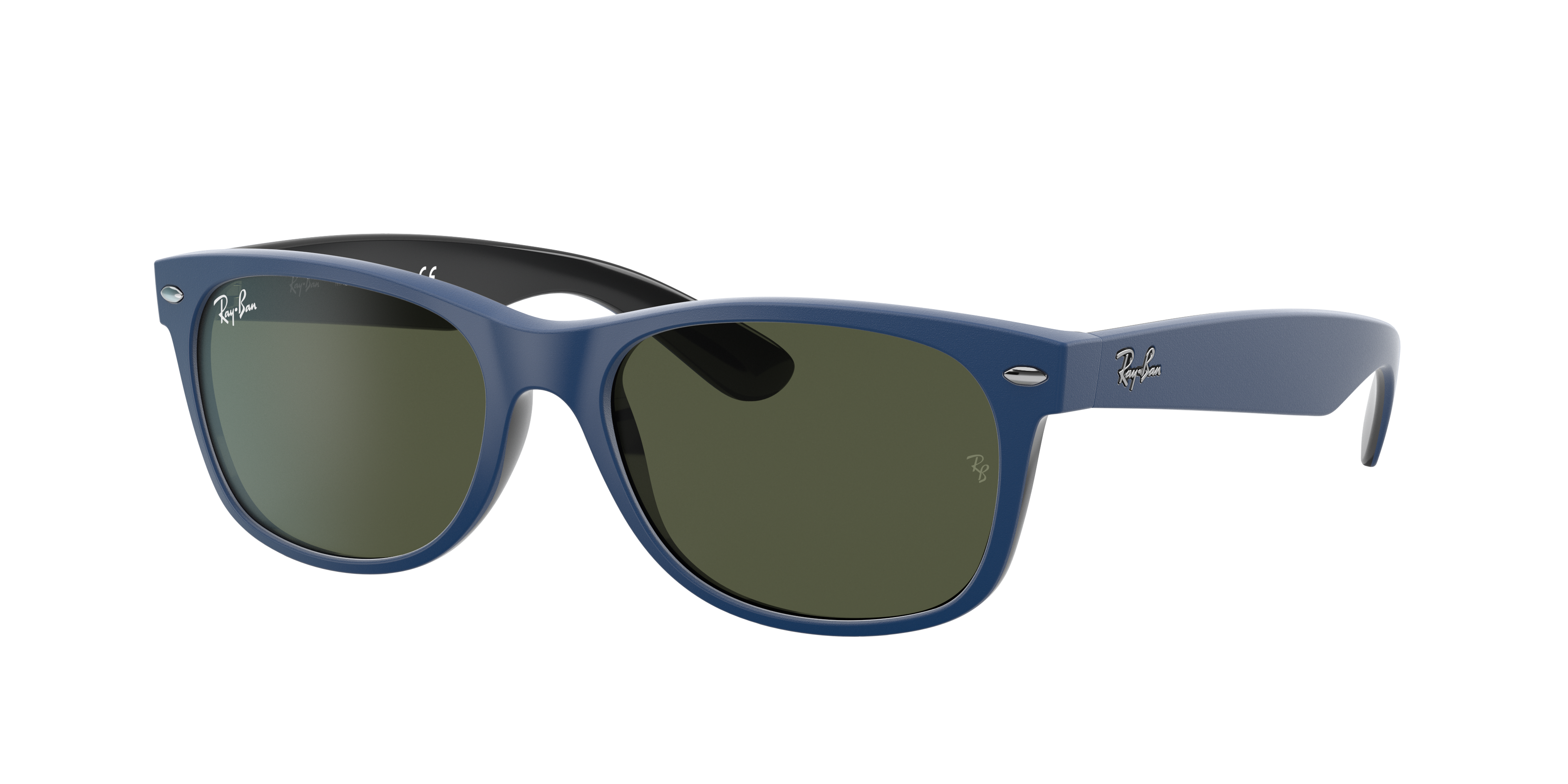 New Wayfarer Color Mix Sunglasses in Blue and Green | Ray-Ban®