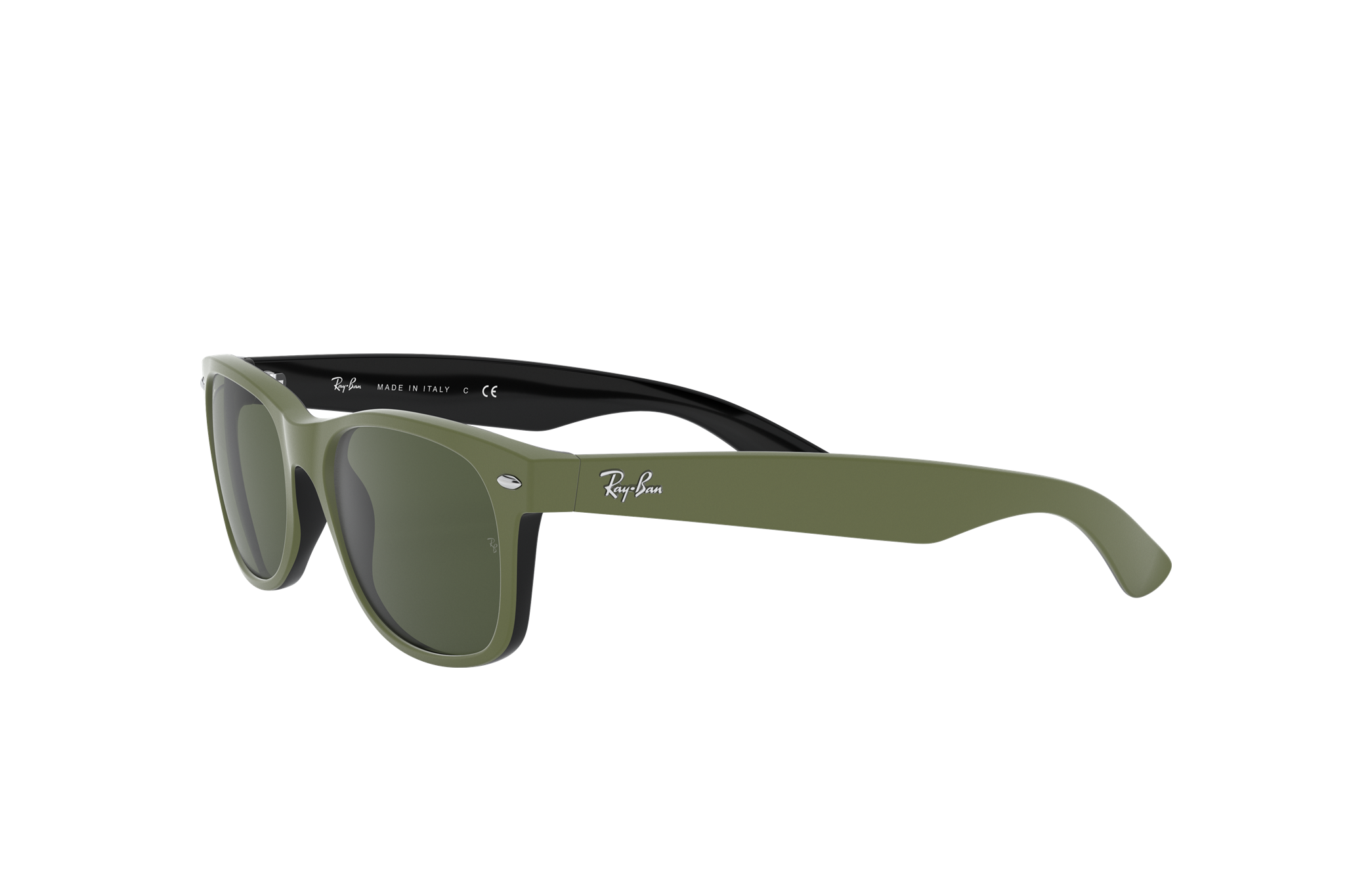 matte green ray bans