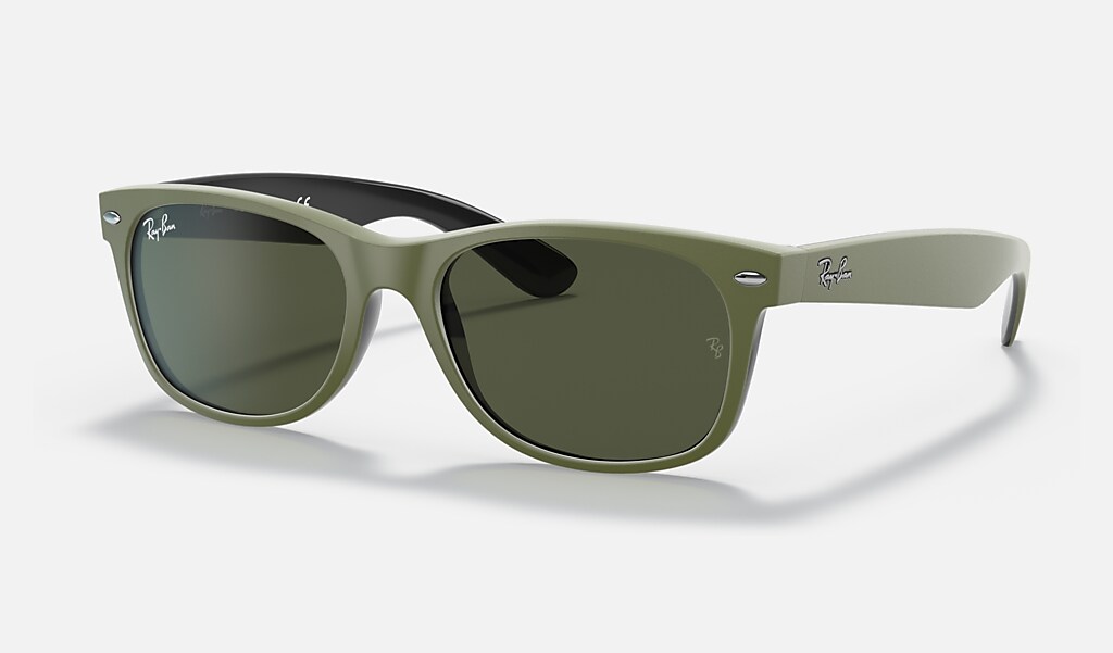 Arriba 43+ imagen ray ban sunglasses green frame