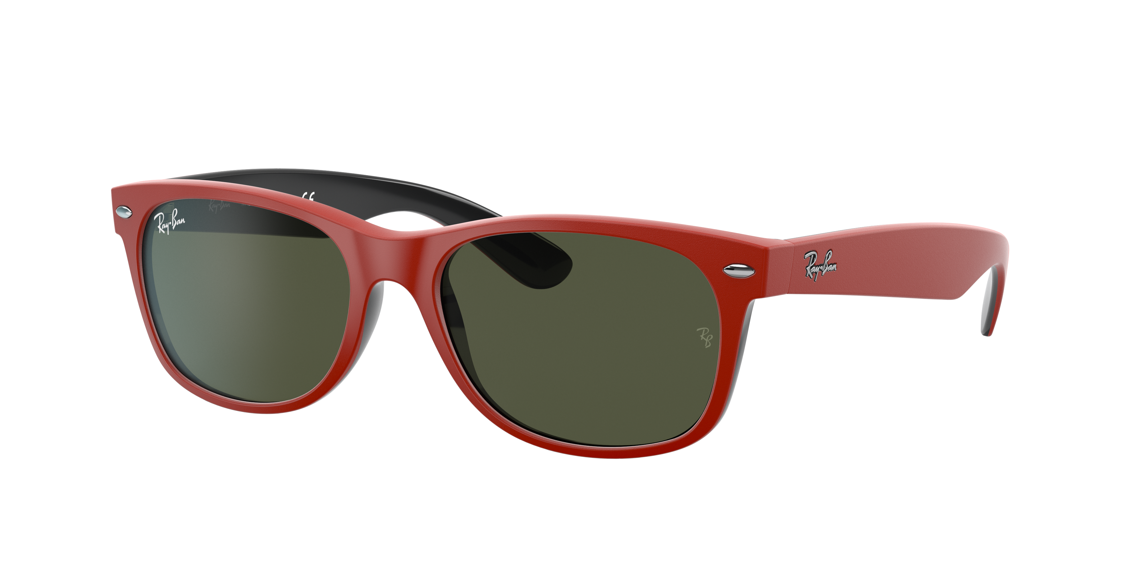 red ray ban glasses