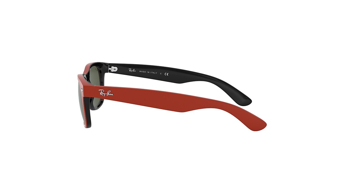 New Wayfarer Color Mix Sunglasses in Red and Green | Ray-Ban®