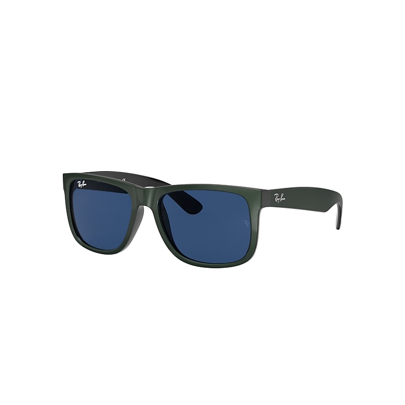 Ray-Ban Justin Color Mix Sunglasses Green Frame Blue Lenses 51-16 product image