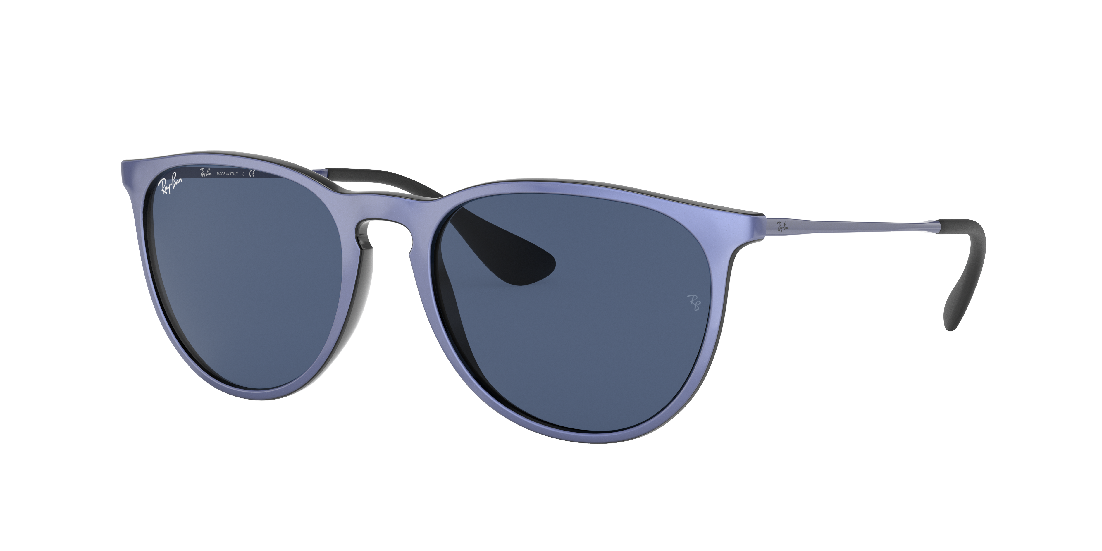 Erika Color Mix Sunglasses in Gunmetal and Dark Blue | Ray-Ban®