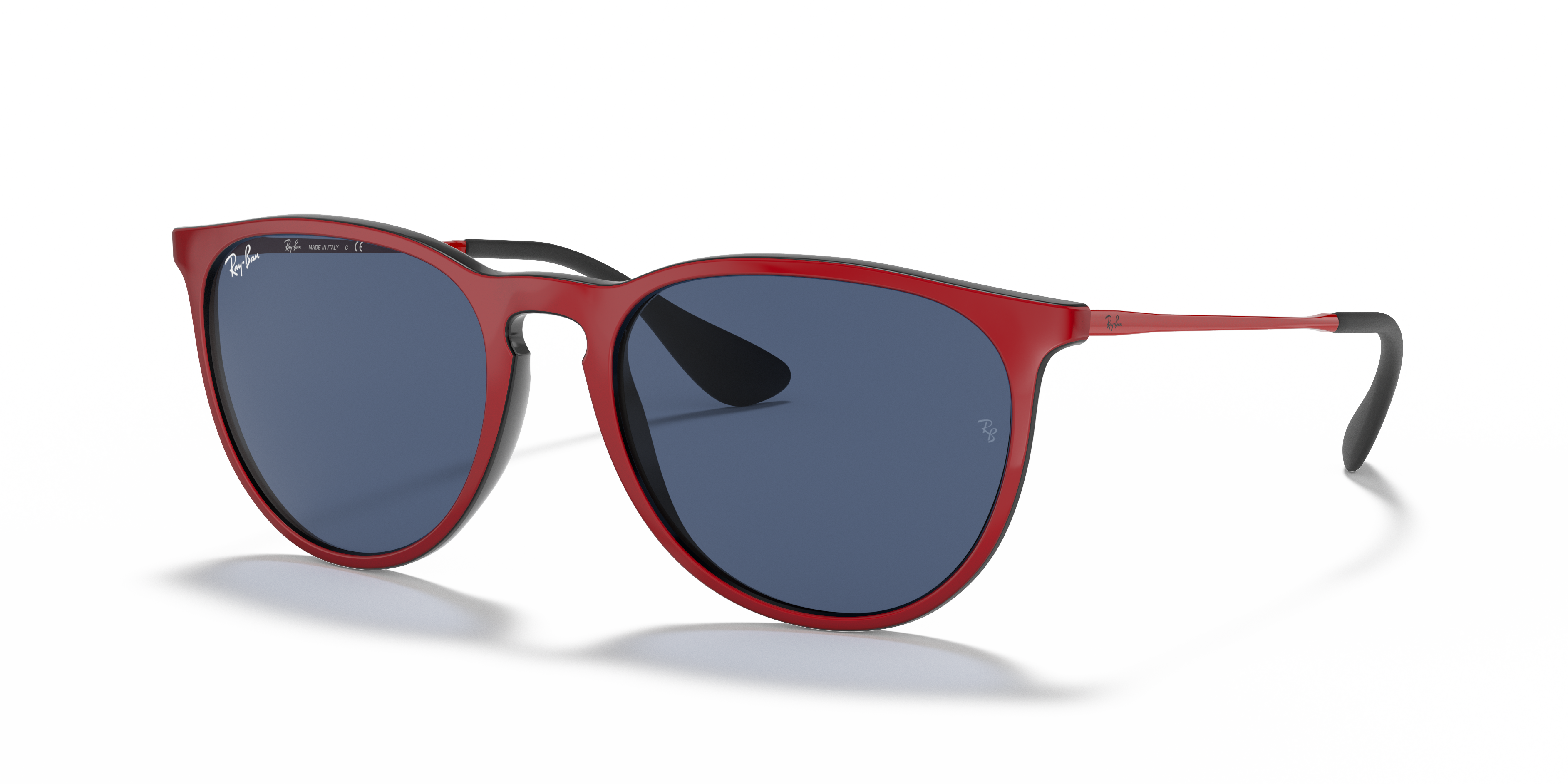 red glasses ray ban