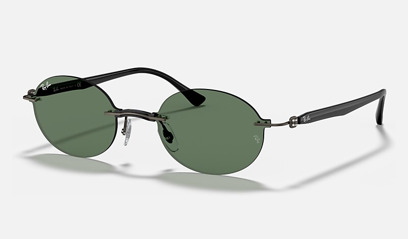 Gunmetal Sunglasses in Green and RB8060 - RB8060 | Ray-Ban®