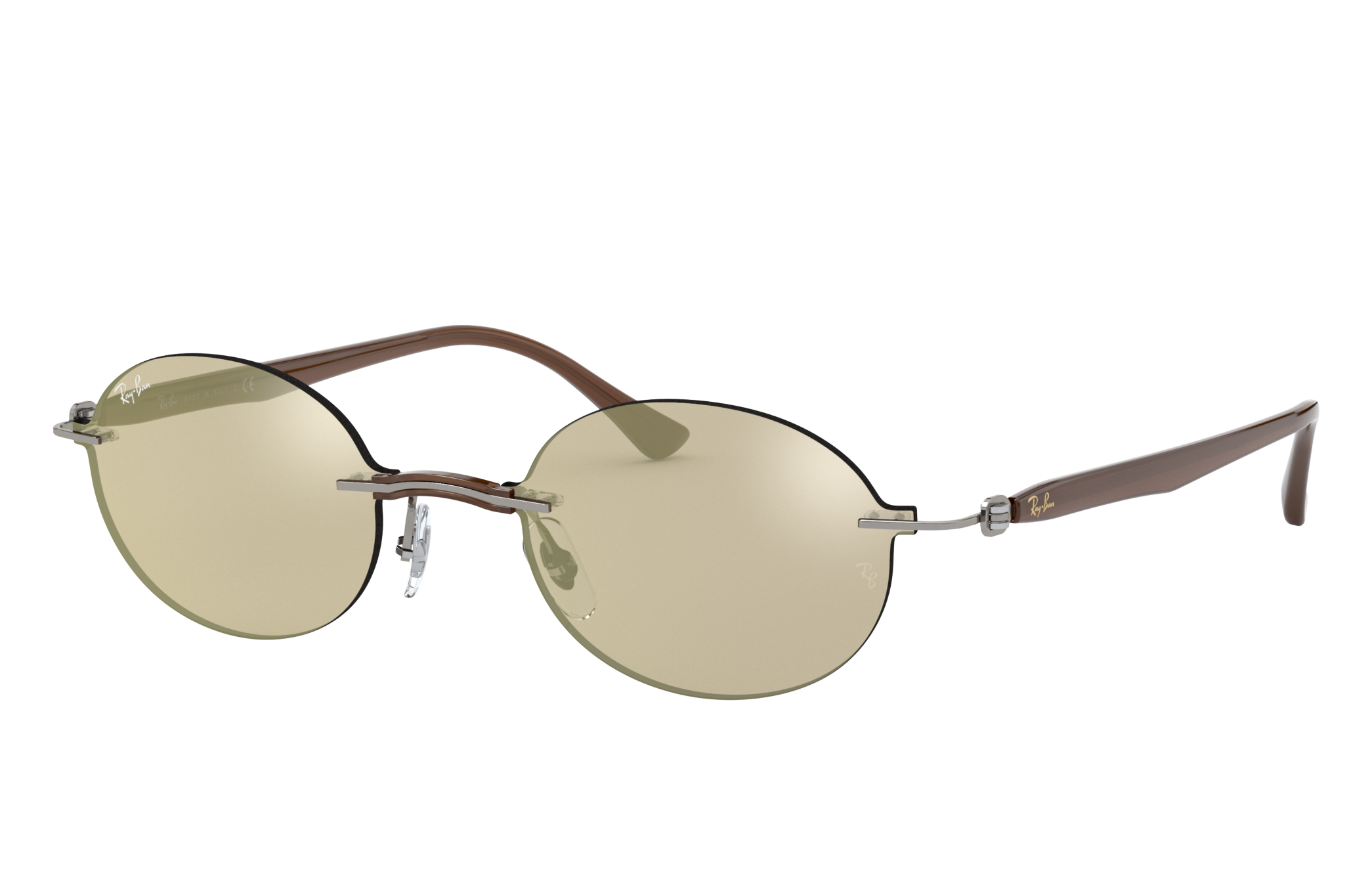 puberteit Centraliseren democratische Partij Rb8060 Sunglasses in Grey and Gold | Ray-Ban®