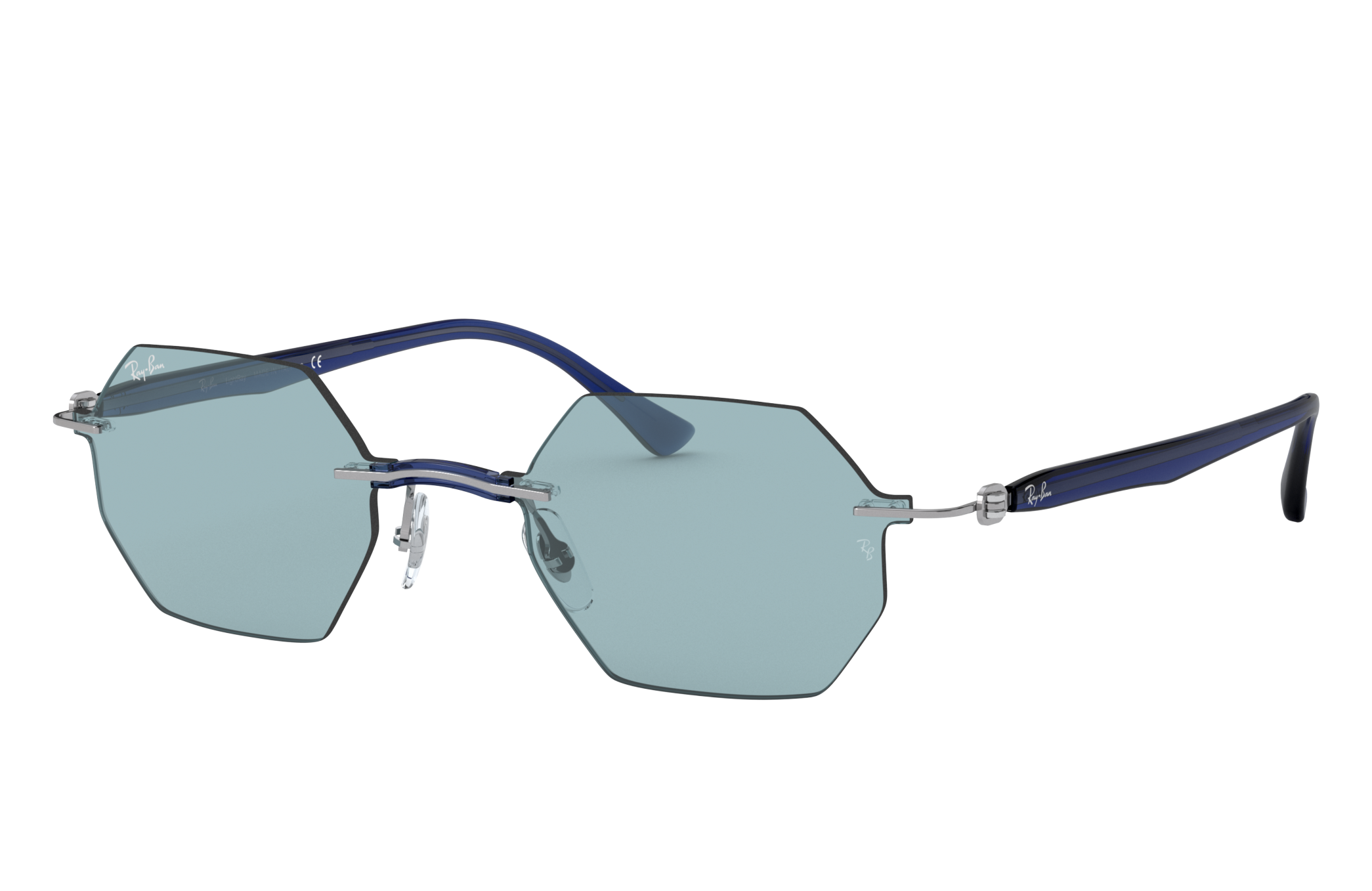 rayban round metal frame