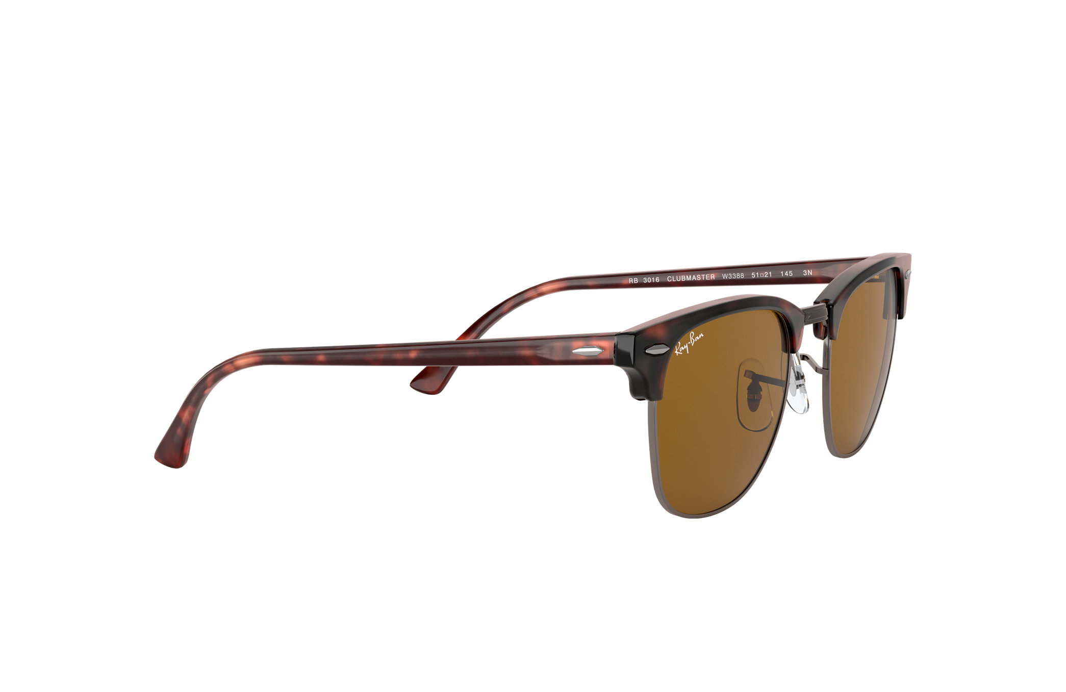 Accesorios Gafas y gafas de sol Gafas de sol Ray-Ban Sunglasses Club master RB3016 990 Marco de tortuga unisex y lente verde polarizada G15 