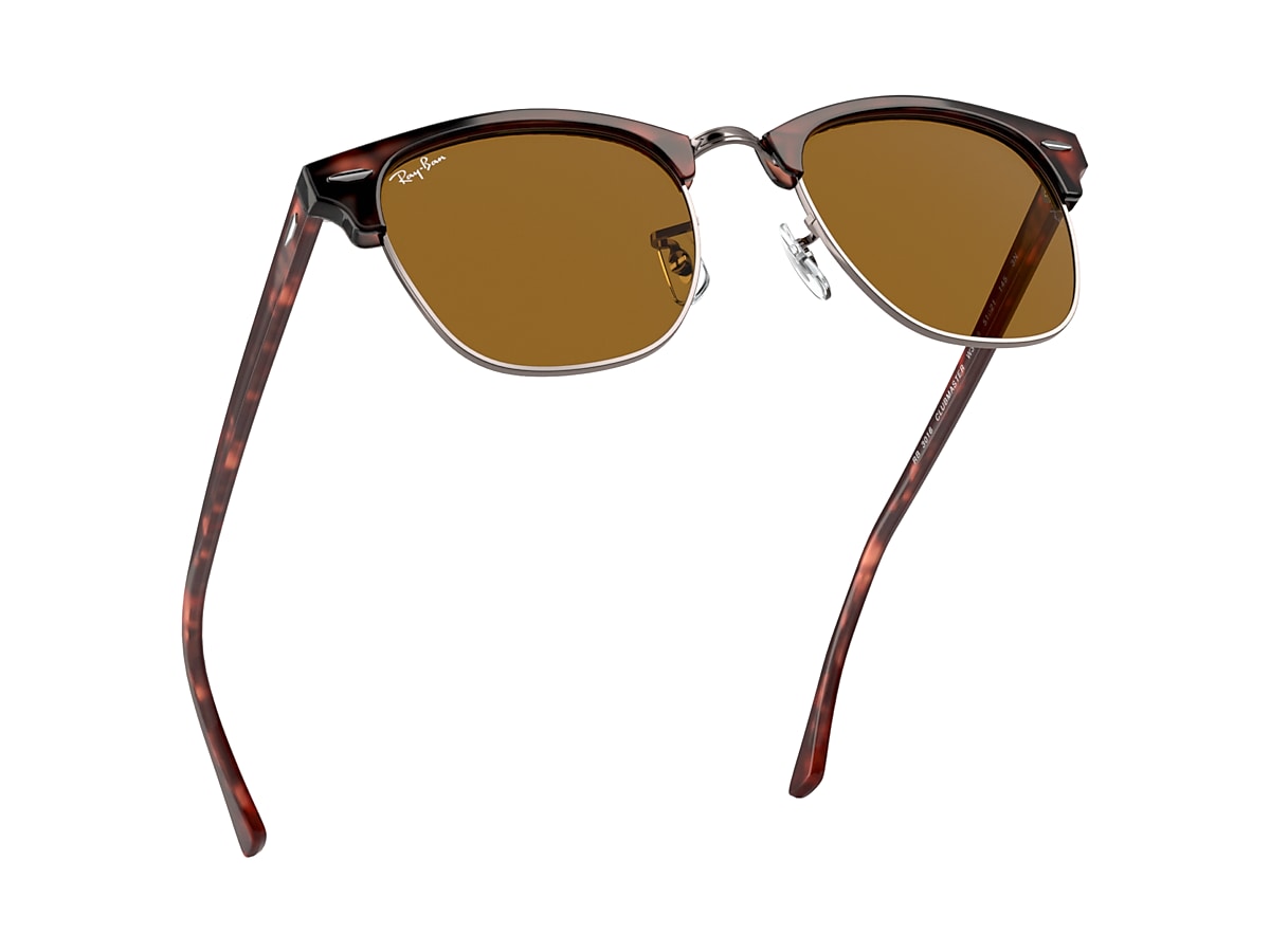 CLUBMASTER CLASSIC Sunglasses in Havana and Brown RB3016 Ray