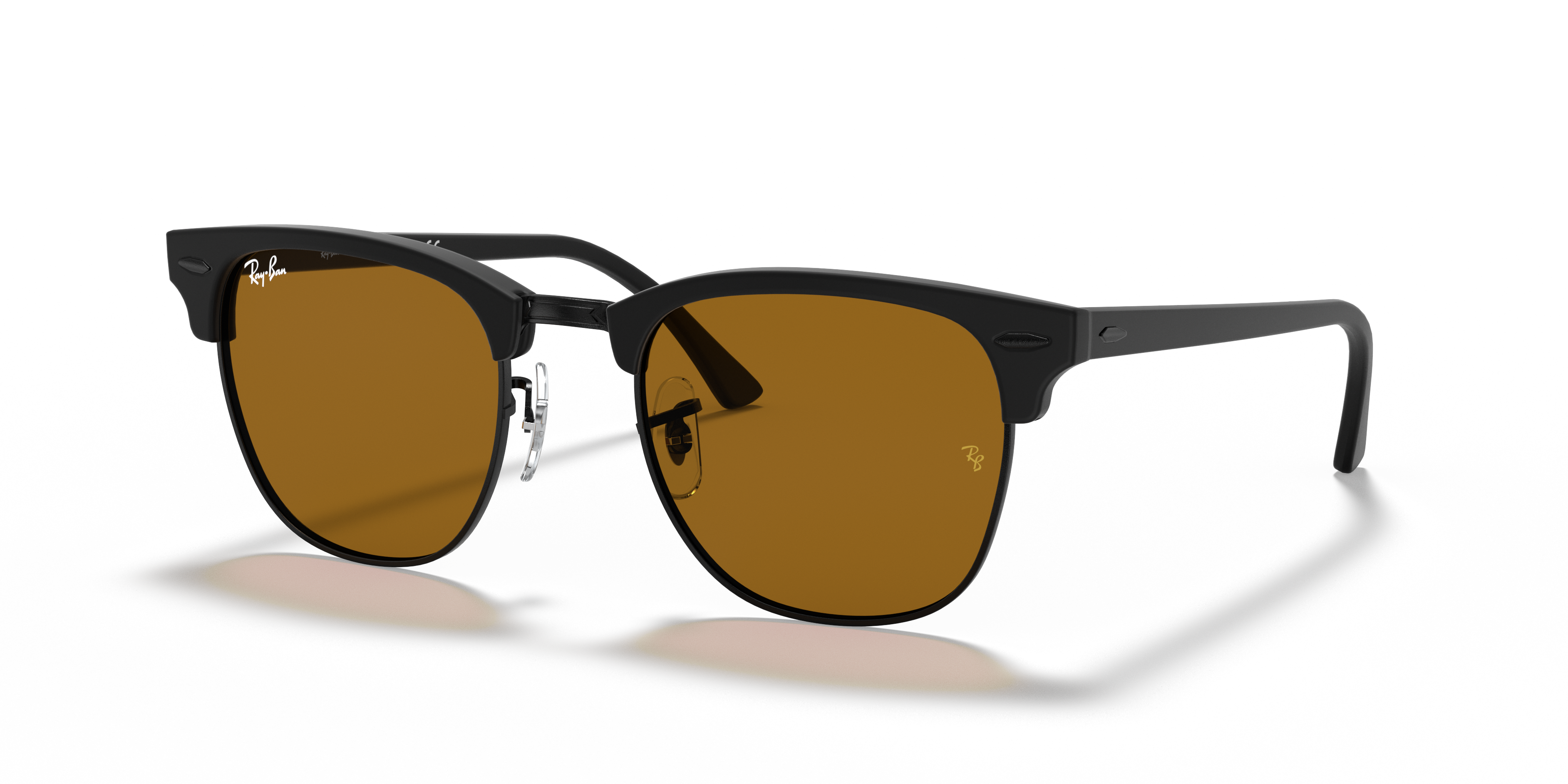 brown and black ray bans