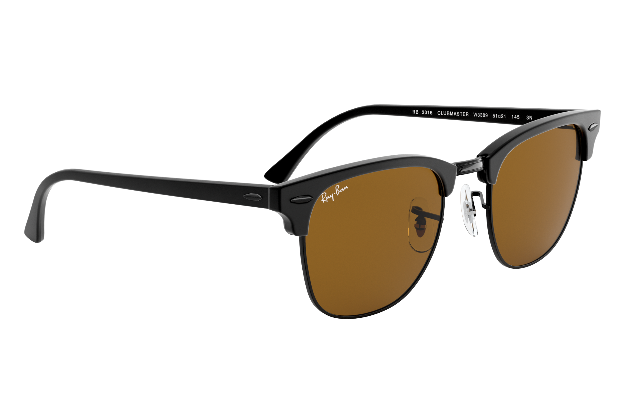 ray ban clubmaster temple length