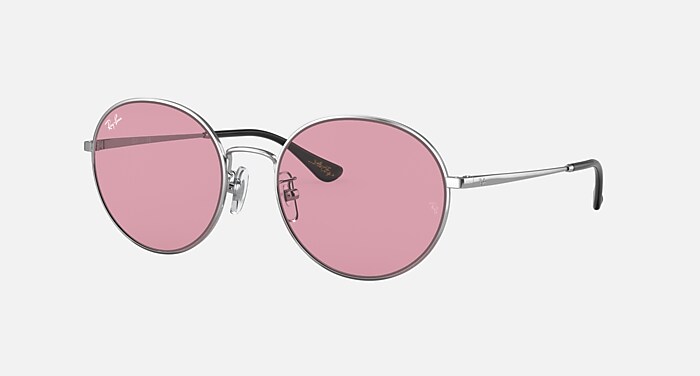 RB3612D TEAM WANG X RAY-BAN Sunglasses in Silver and Light Violet 