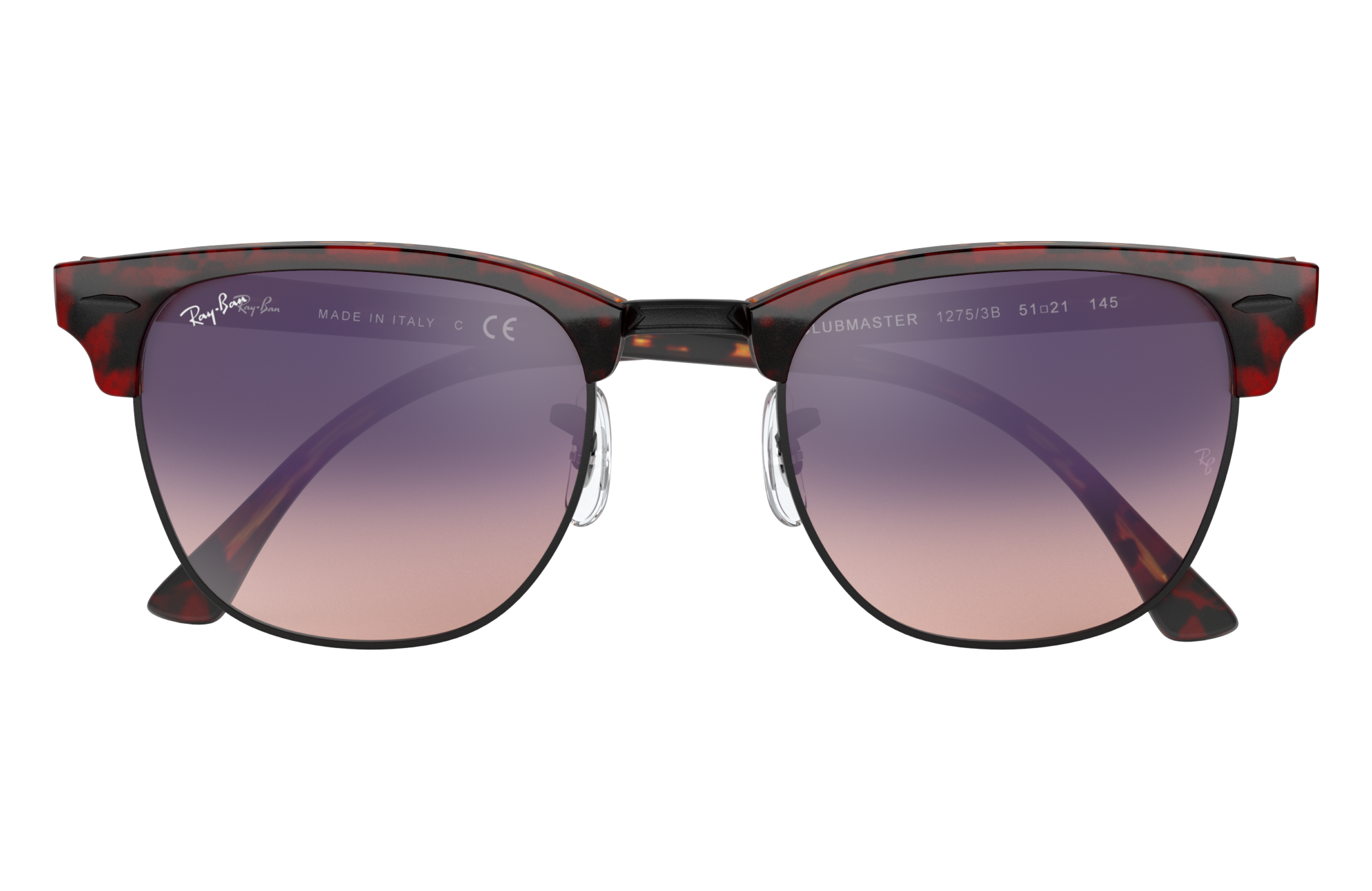 ray ban clubmaster red havana