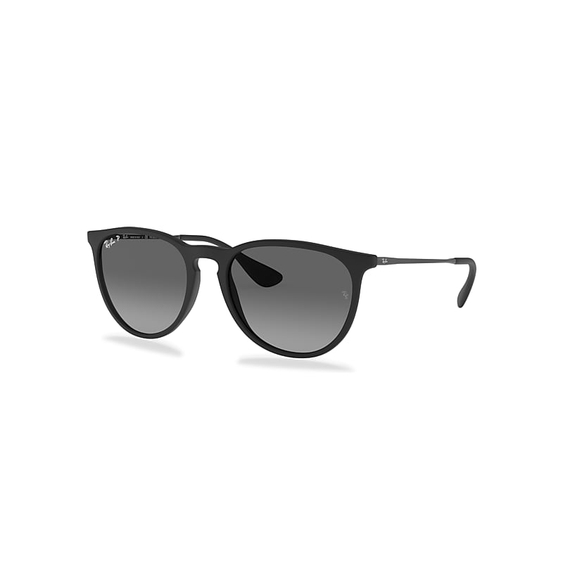 Ray-Ban Erika Color Mix Sunglasses Black Frame Grey Lenses Polarized 54-18 product image