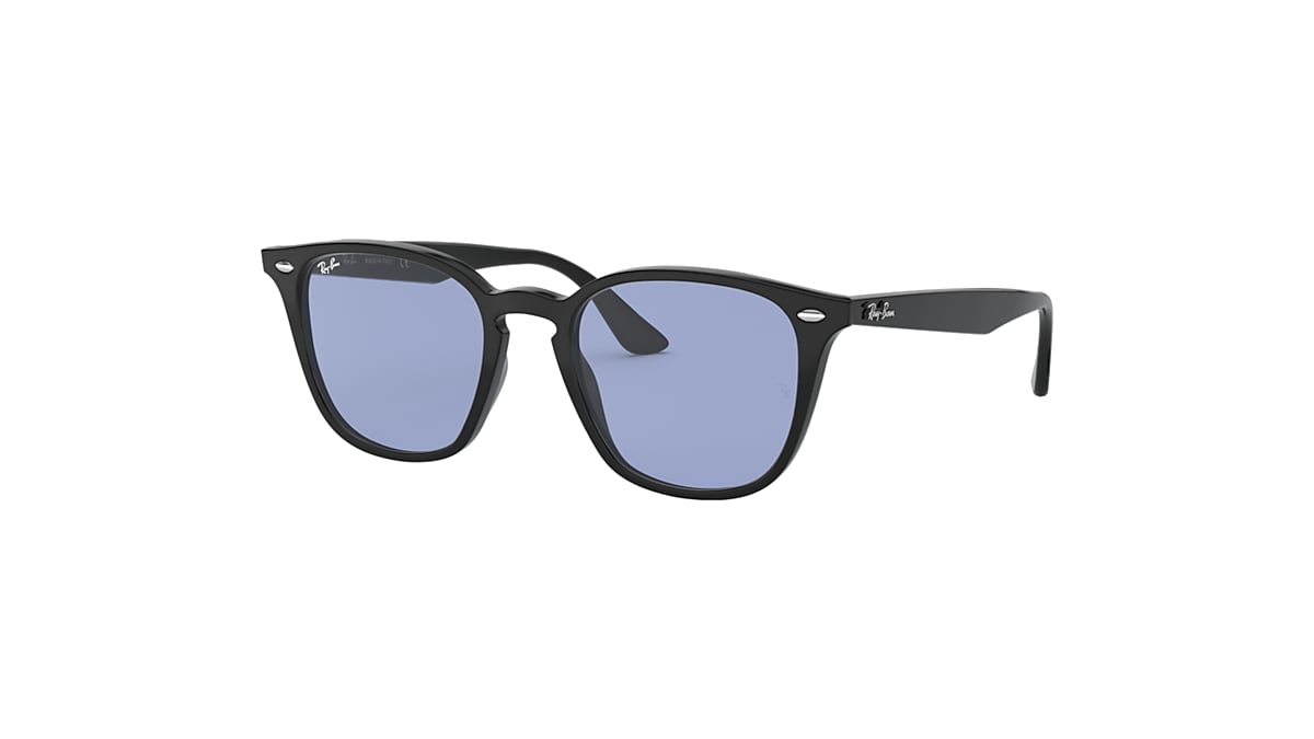 RB4258 WASHED LENSES Sunglasses in Black and Blue - Ray-Ban