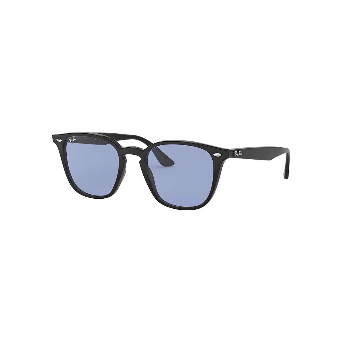 Ray-Ban Rb4258 Washed Lenses Sunglasses Black Frame Blue Lenses 52-20