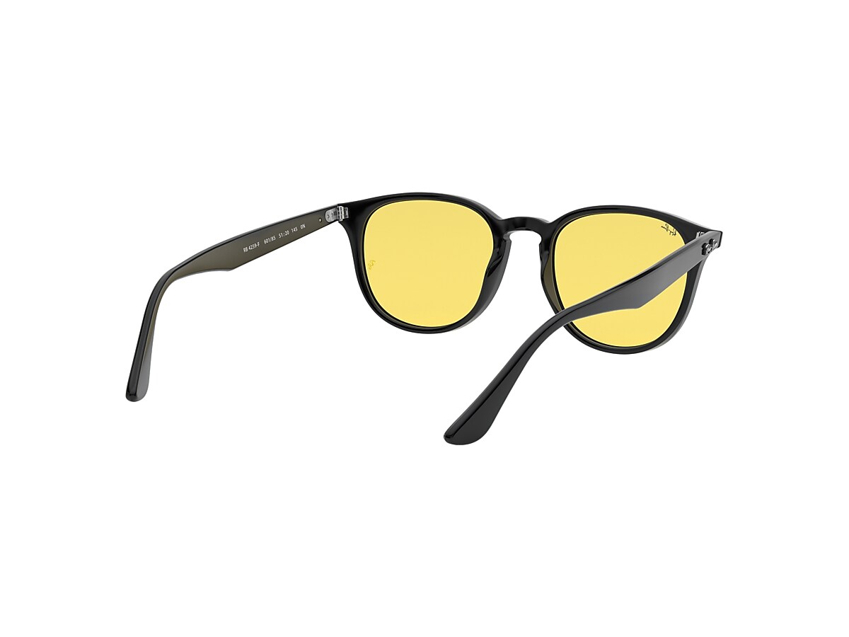 RB4259 WASHED LENSES Sunglasses in Black and Yellow - RB4259F