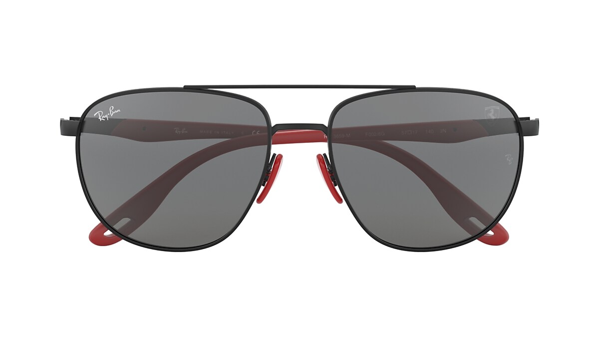 RB3659M SCUDERIA FERRARI COLLECTION Sunglasses in Black and RB3659M SCUDERIA FERRARI COLLECTION Sunglasses in Black and