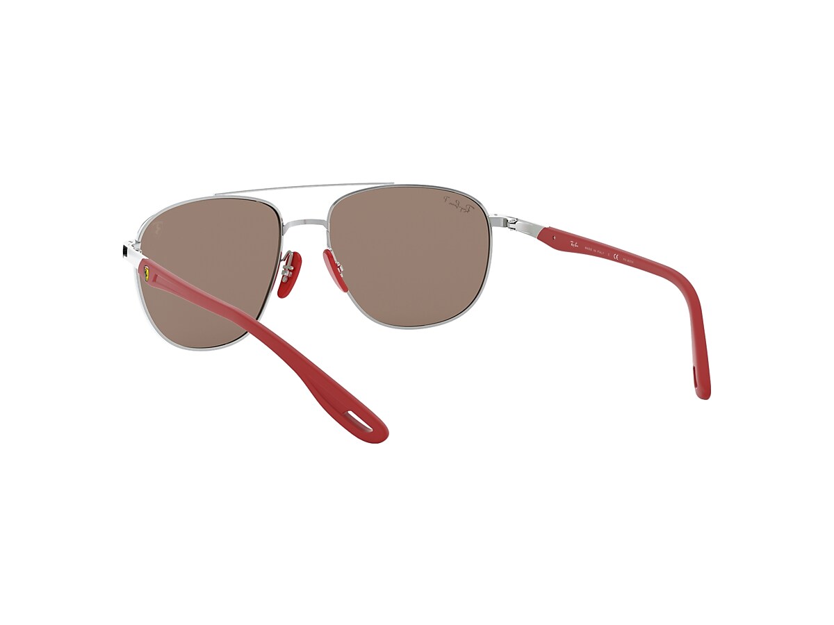 RB3659M SCUDERIA FERRARI COLLECTION Sunglasses in Silver and RB3659M SCUDERIA FERRARI COLLECTION Sunglasses in Silver and