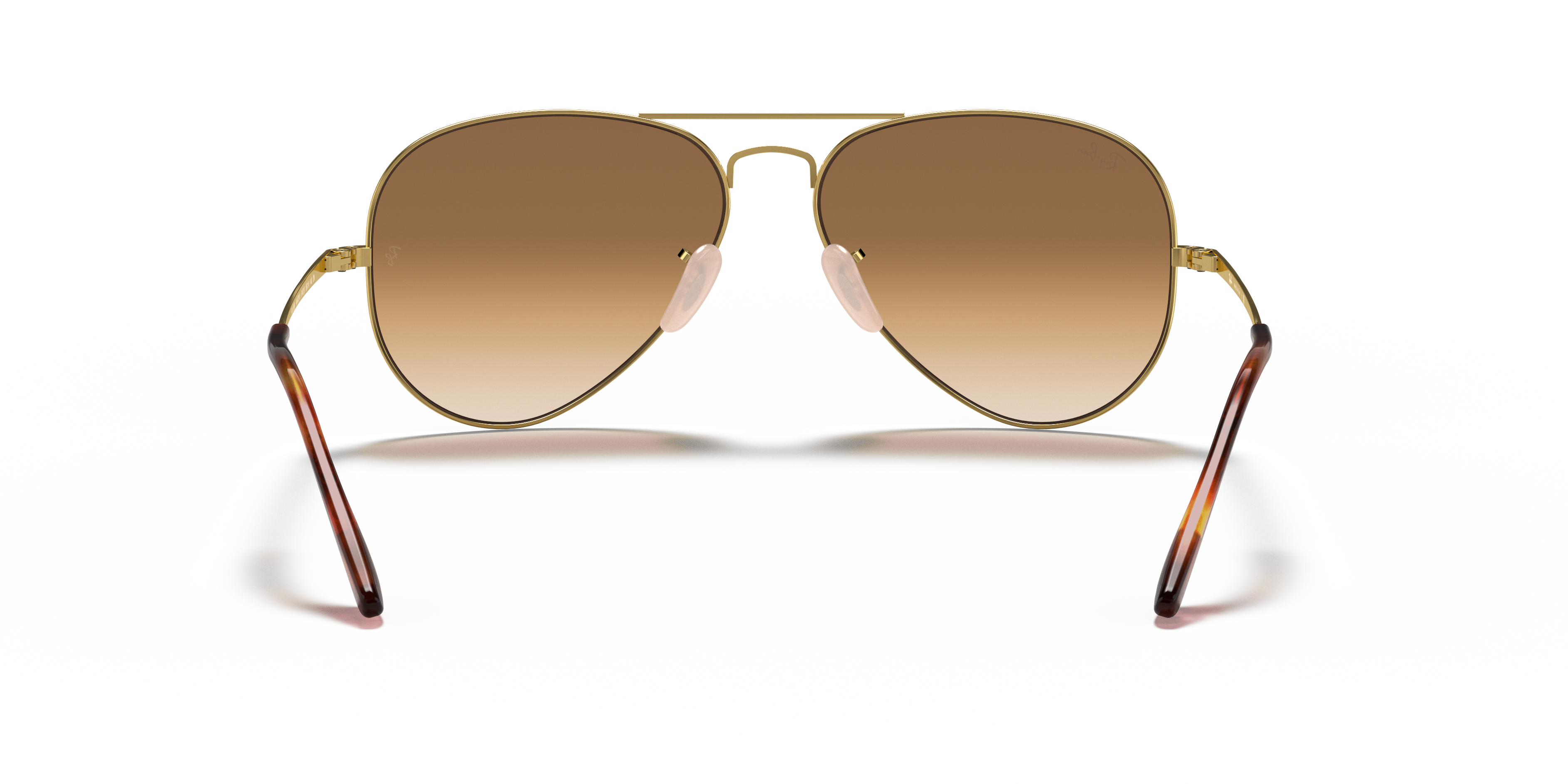 Aviator Metal Ii Sunglasses in Gold and Light Brown | Ray-Ban®