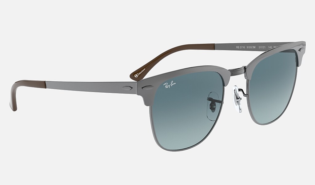 Ray Ban Clubmaster Metal Collection Rb3716 Bronce De Canon Metal Lentes Azul 0rbm51 Ray Ban Espana