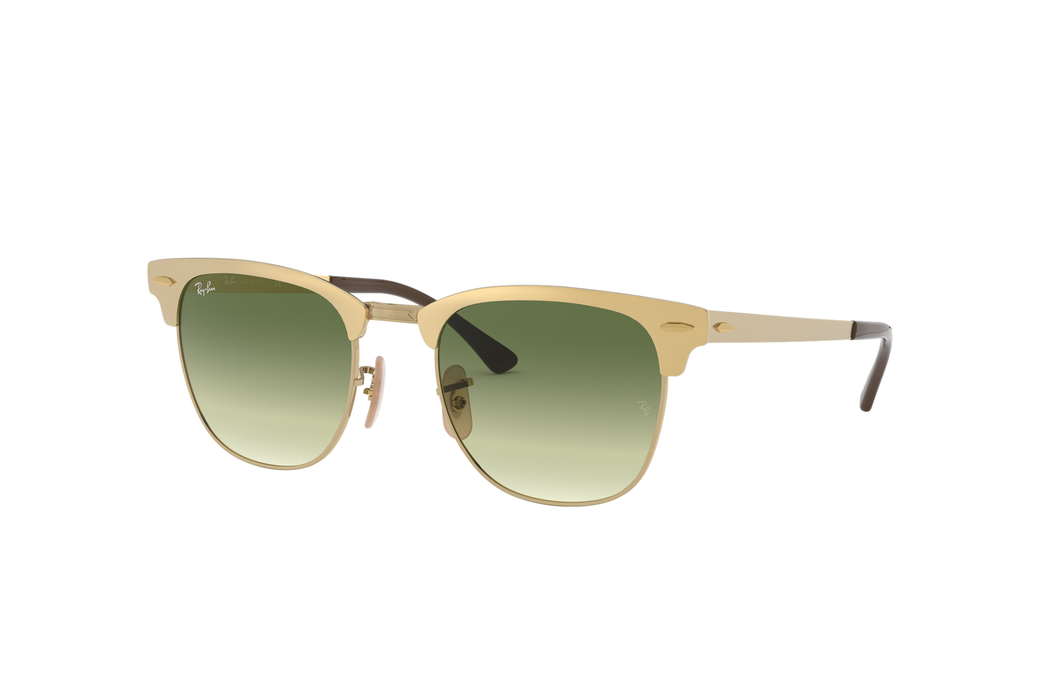 clubmaster sunglasses gold