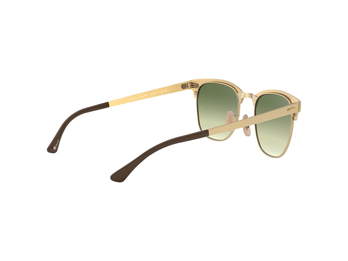 Metal @collection Sunglasses in Gold and Green - RB3716 | Ray-Ban®