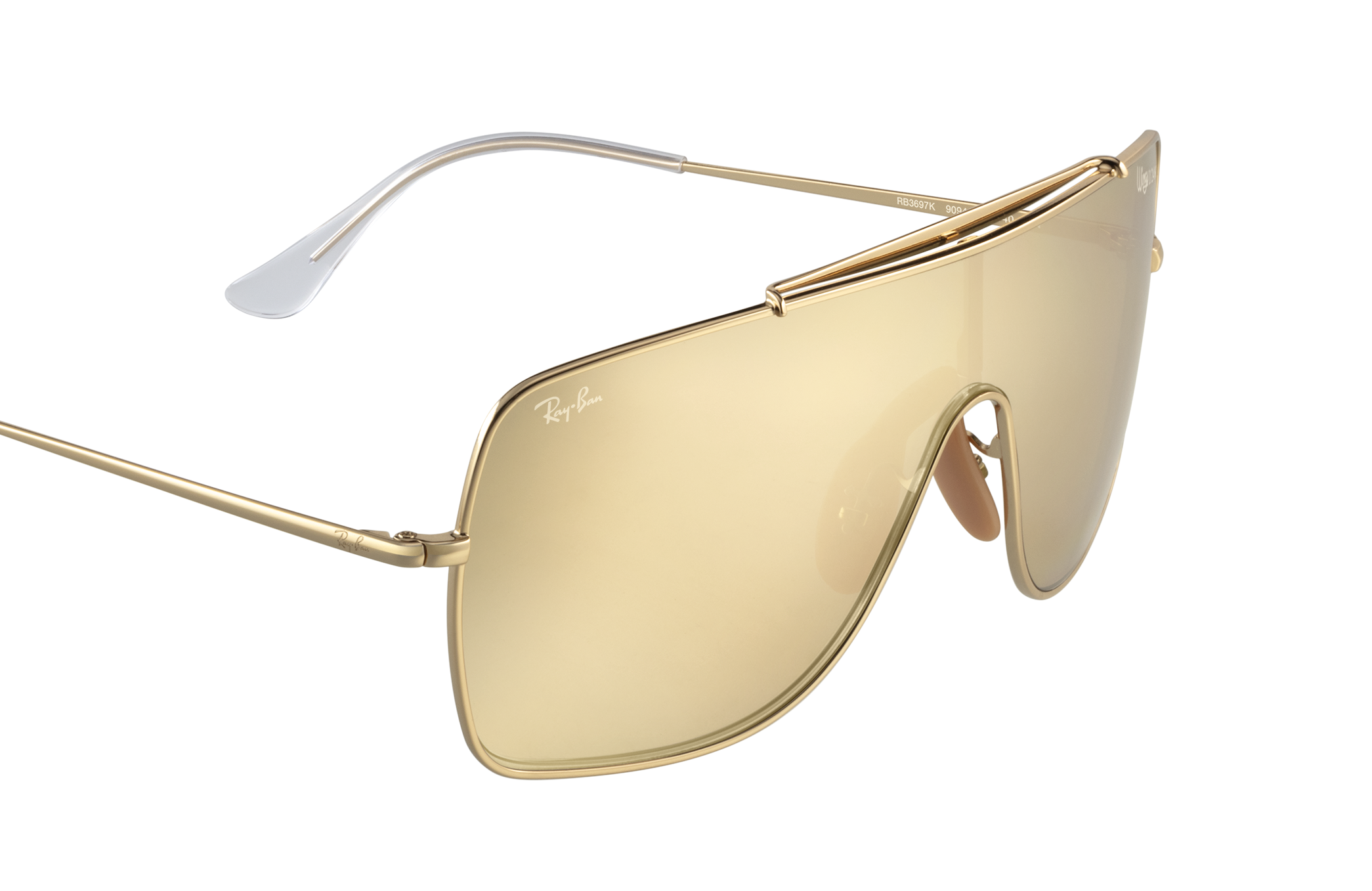 ray ban wings gold 24k