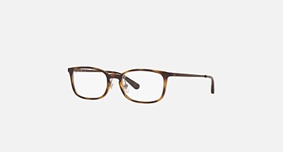 RB7182 OPTICS Eyeglasses with Black and Clear (53-18) - RB7182D