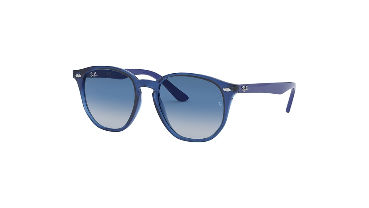 RB9070S KIDS Sunglasses in Transparent Blue and Blue - Ray-Ban