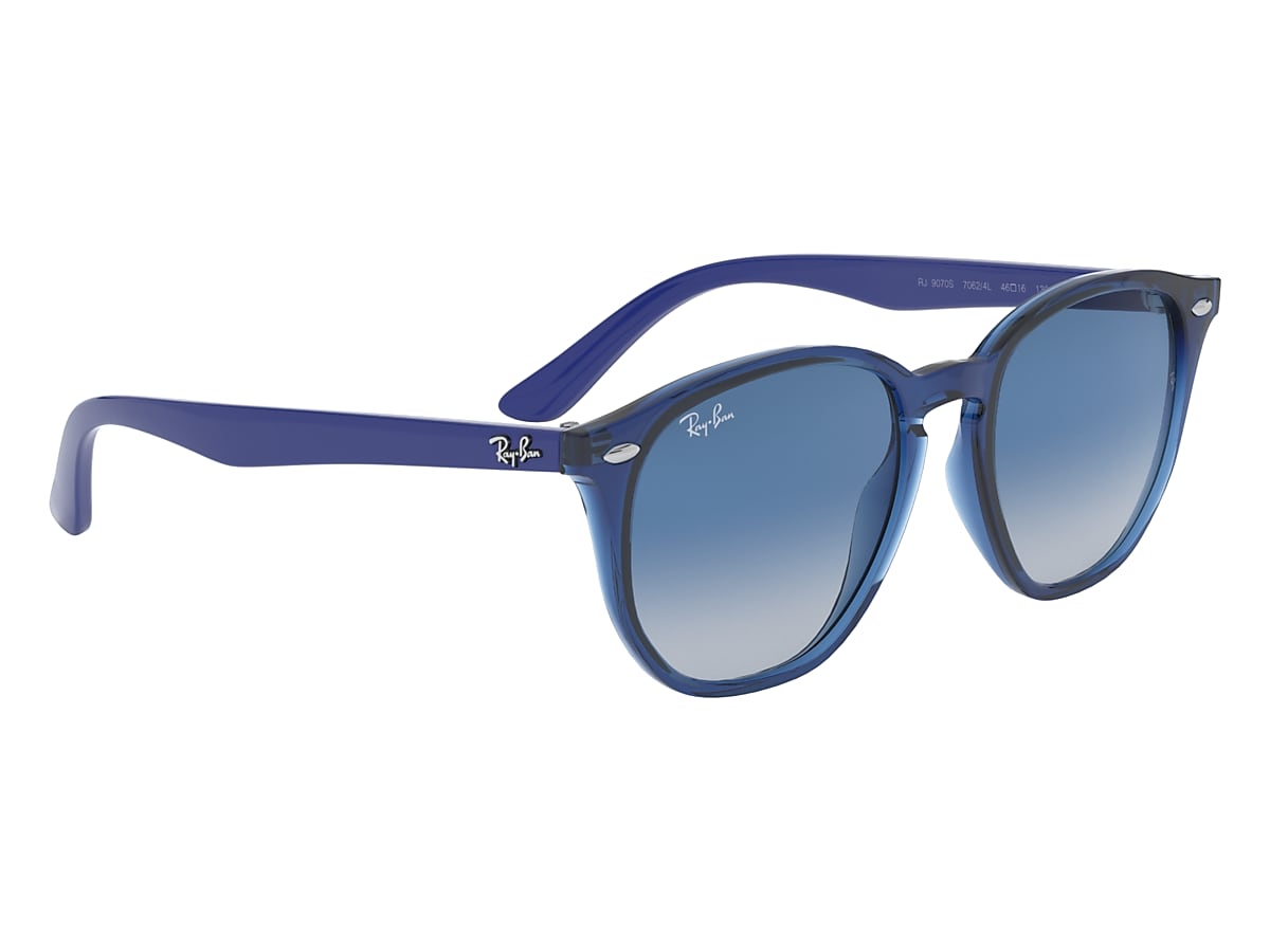 RB9070S KIDS Sunglasses in Transparent Blue and Grey