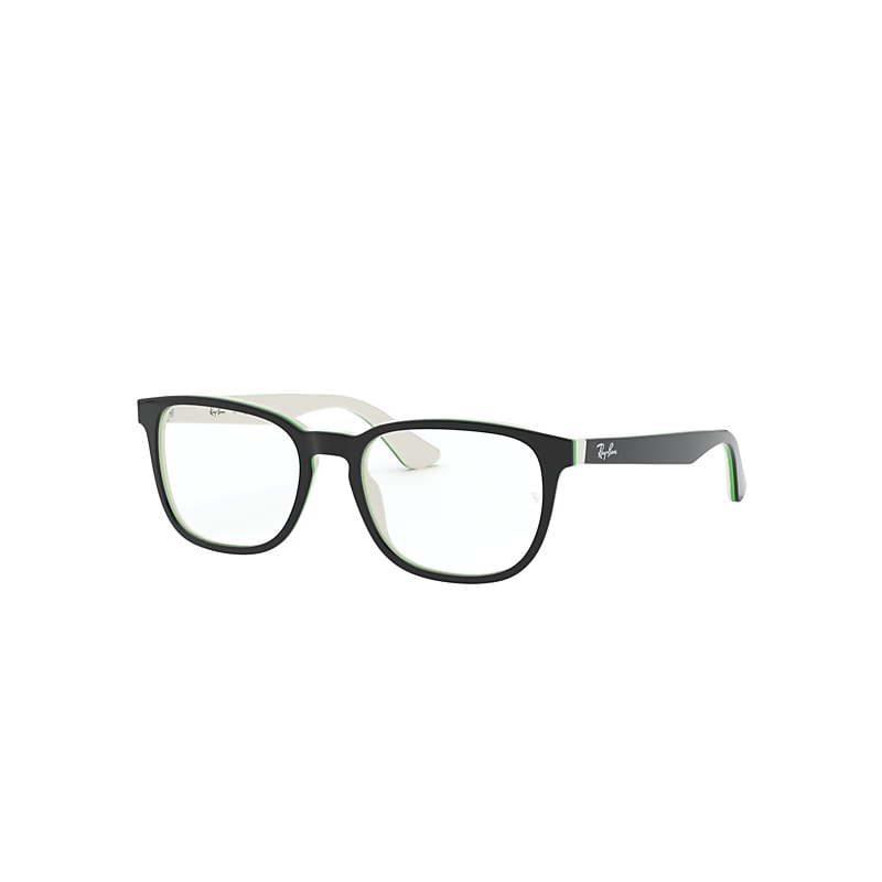 Ray-Ban Rb1592 Optics Kids Eyeglasses White Frame Clear Lenses Polarized 48-16