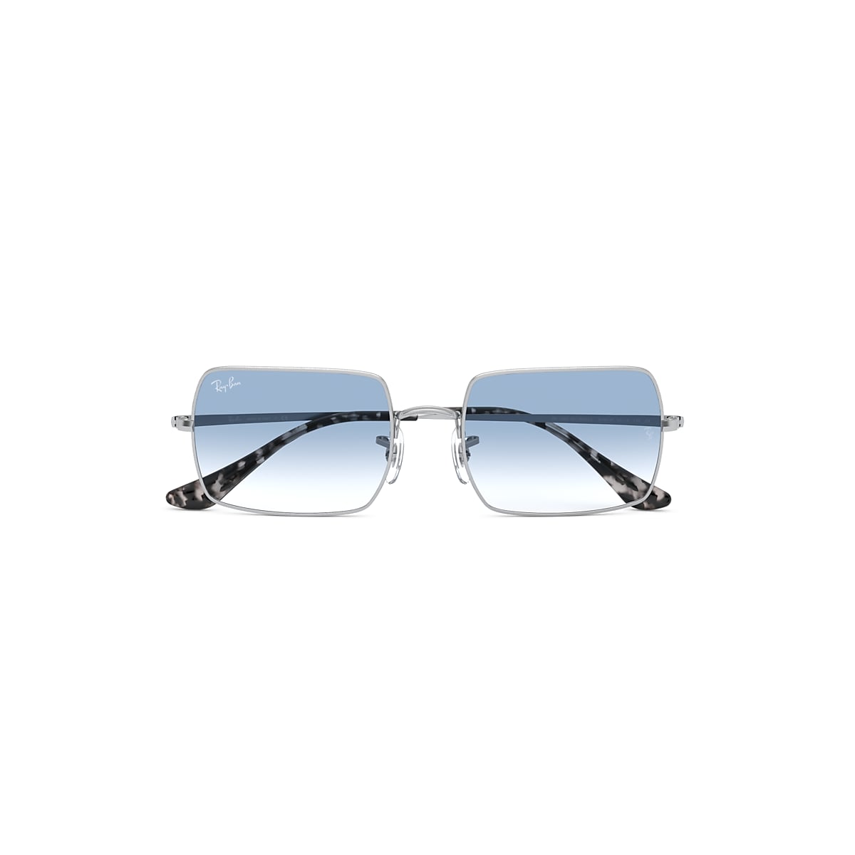 RECTANGLE 1969 Sunglasses in Silver and Blue - RB1969 | Ray-Ban® AU