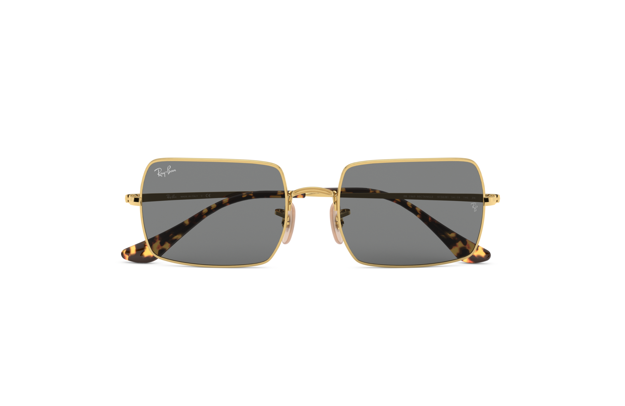 ray ban rectangle aviator sunglasses