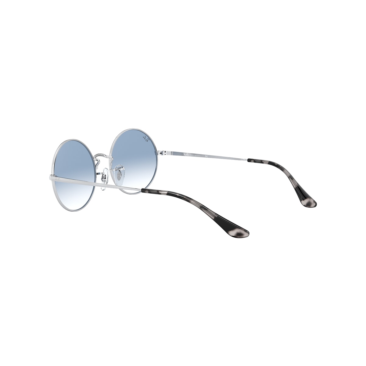 OVAL 1970 Sunglasses in Silver and Blue RB1970 Ray Ban US