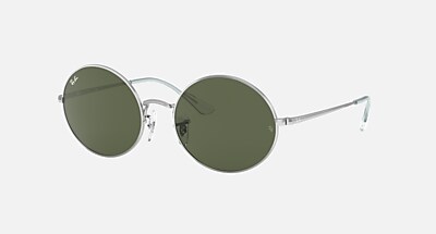 OVAL 1970 Sunglasses in Gold and G 15 Green RB1970 Ray Ban