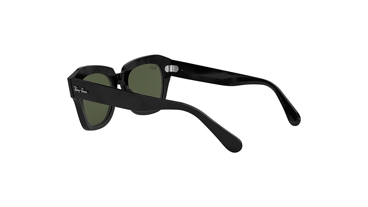 STATE STREET Sunglasses in Black and G-15 Green - RB2186 STATE STREET Sunglasses in Black and G-15 Green - RB2186